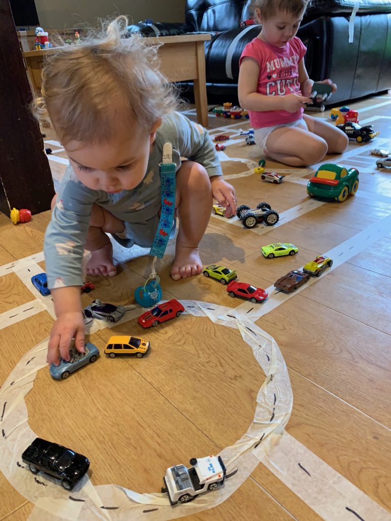 Masking Tape Roads - Family Days Tried And Tested